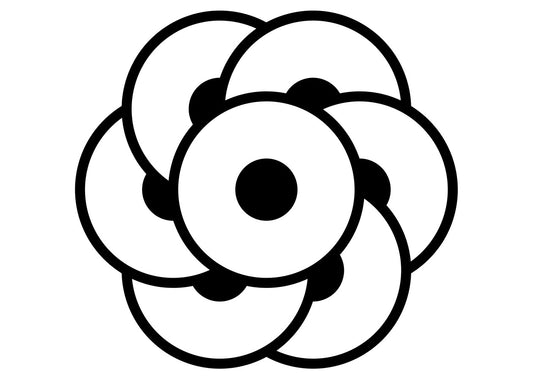 Geometric Crop Circle Flower