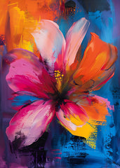 Vibrant Abstract Bloom