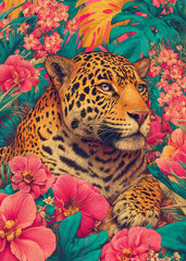 Jaguar in Paradise Bloom