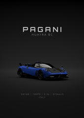 Pagani Huayra BC - Blue Front 