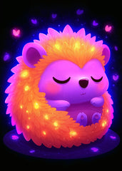 Neon Hedgehog Dream