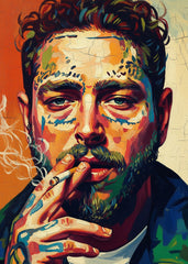 Post Malone smoking
