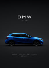 BMW M135i F40 2020 Misano Blue