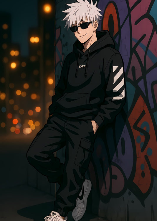 Gojo Satoru Streetwear Vibes
