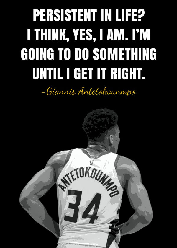 Giannis Antetokounmpo Quote