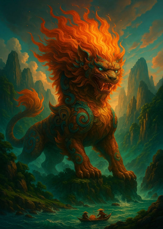 Legendary Fire Lion
