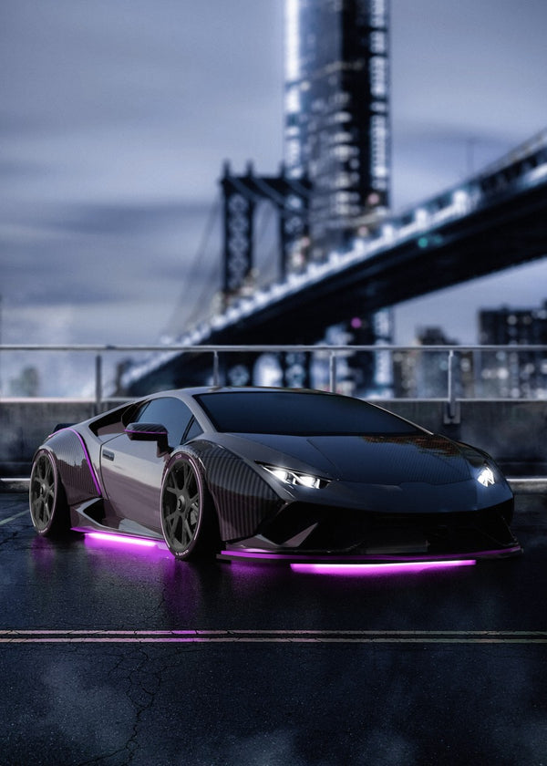 Neon Lamborghini