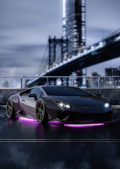 Neon Lamborghini 