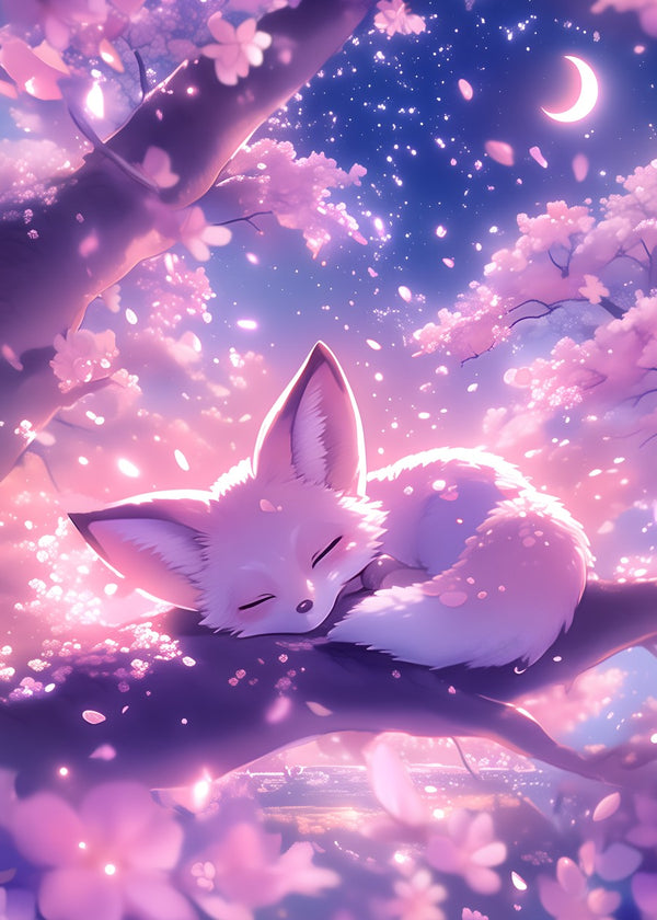 Moonlit Cherry Blossom Dream