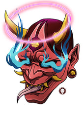 Japanese Hannya Mask Oni Demon