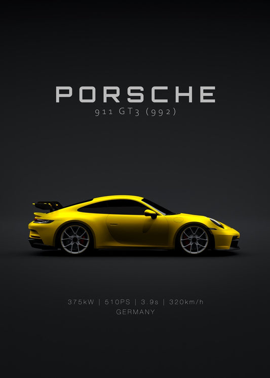 Porsche 992 GT3 Racing Yellow