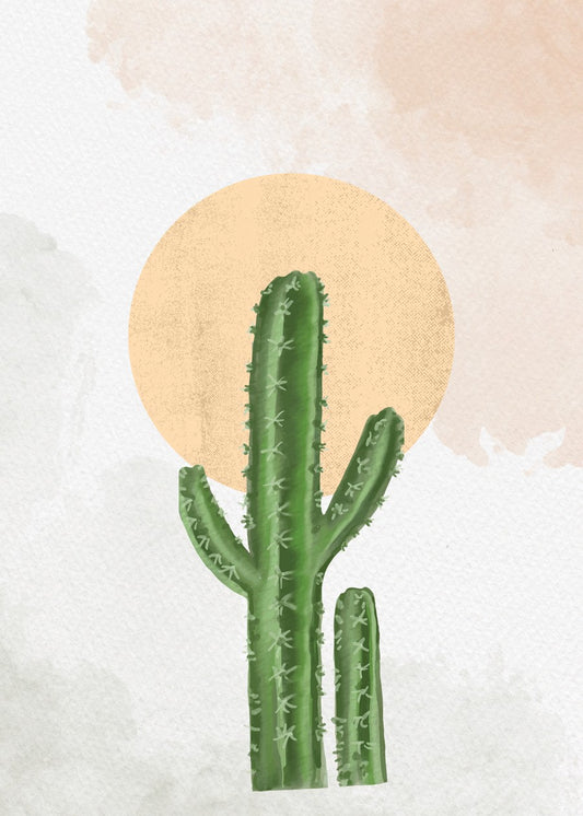 Desert Cactus – Minimal Boho 
