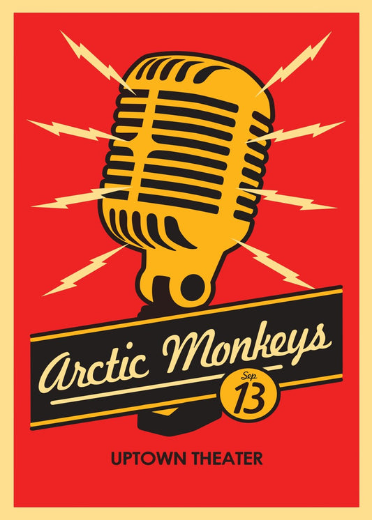 Arctic Monkeys Concert Poster