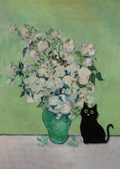 black cat Roses Metropolitan 