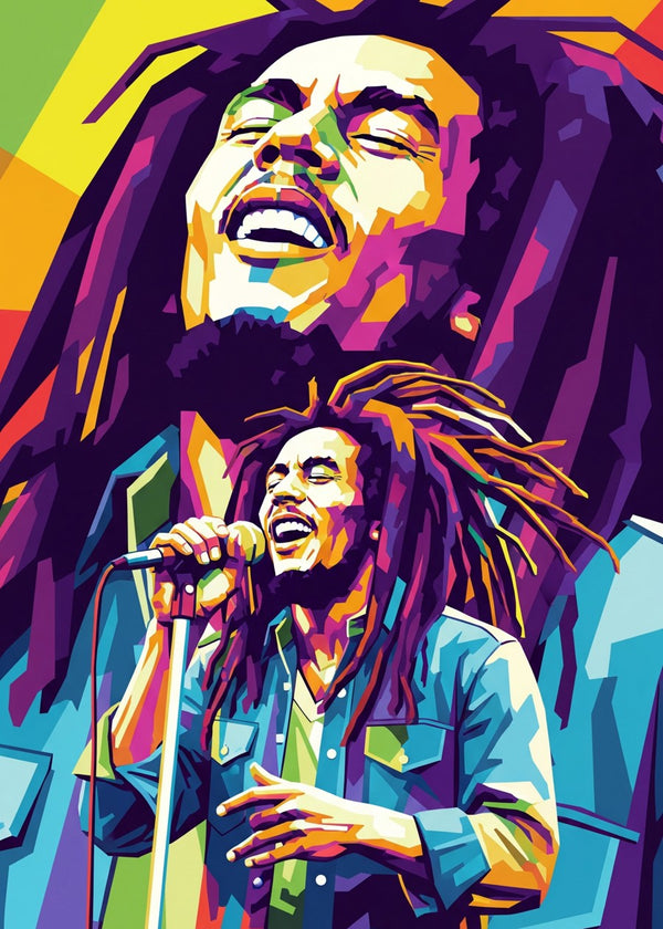 Bob Marley WPAP art
