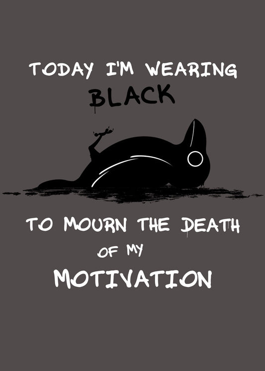Today I'm wearing black