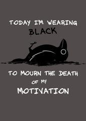 Today I'm wearing black