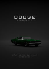 Dodge Charger RT 1969 - Green 