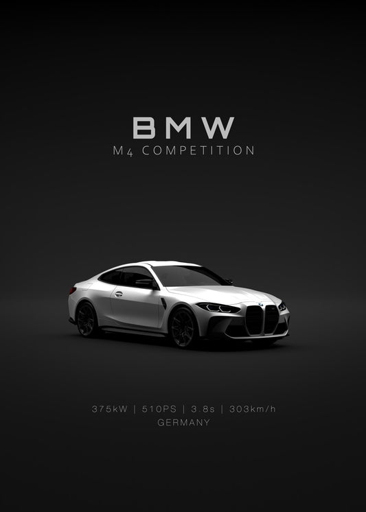 BMW M4 G82 2021 SIlver Front S