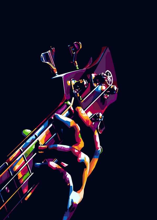 Guitar Pop art