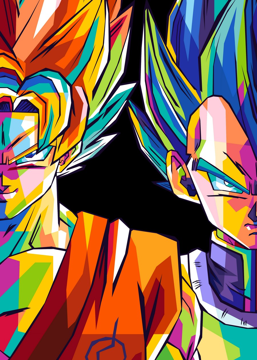 Dragonball Z Anime Pop Art