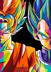 Dragonball Z Anime Pop Art