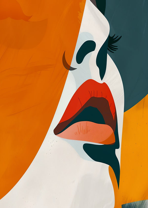 Veiled Expression Abstract