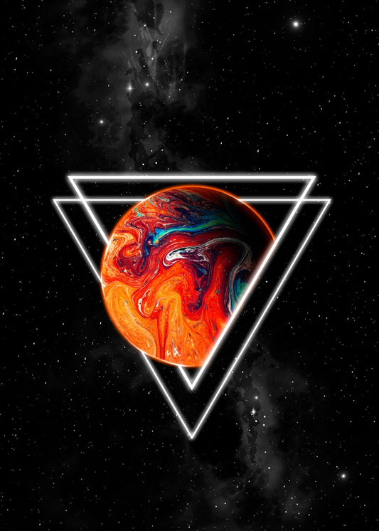Volcano Space Moonrise 