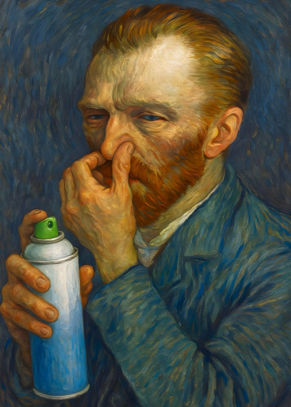 Van Gogh Funny Bathroom Art