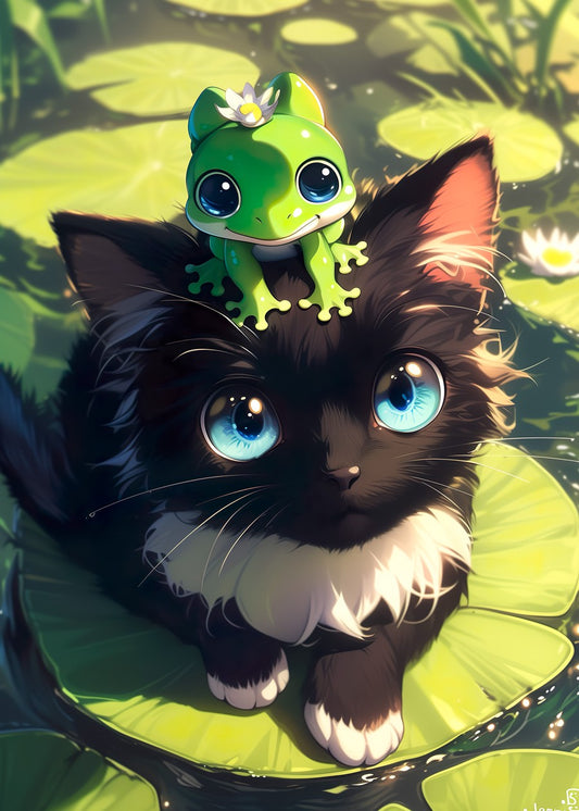 Kitty and Frog's Lily Pad Adve