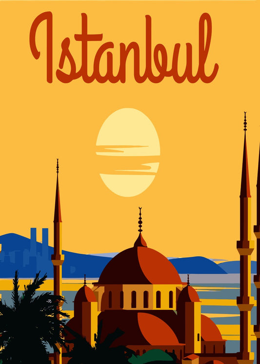 Istanbul Golden Hour of Mosque