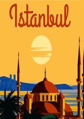 Istanbul Golden Hour of Mosque