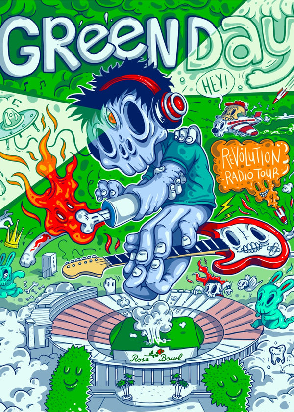 Green Day Poster Concert