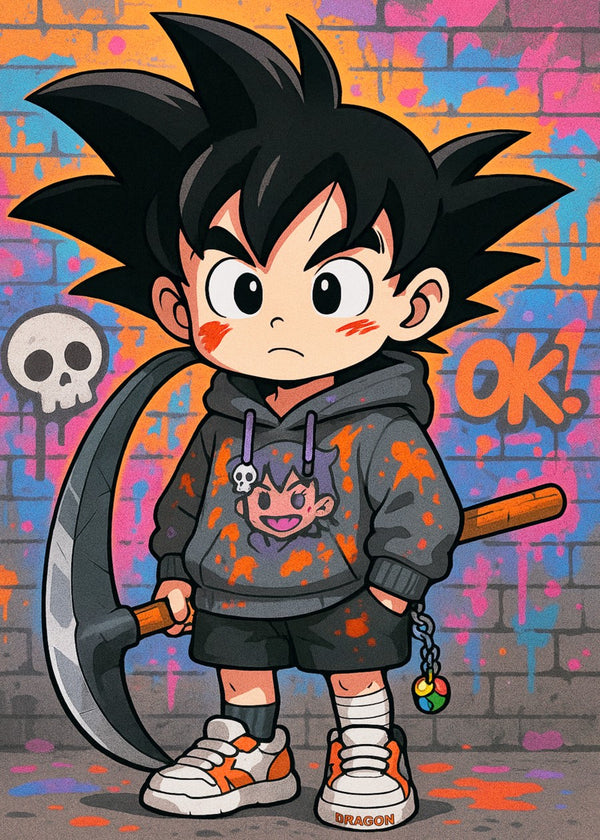 Chibi Rebel in the Graffiti Zo
