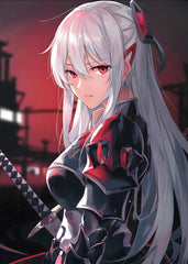 Crimson Blade Samurai Girl