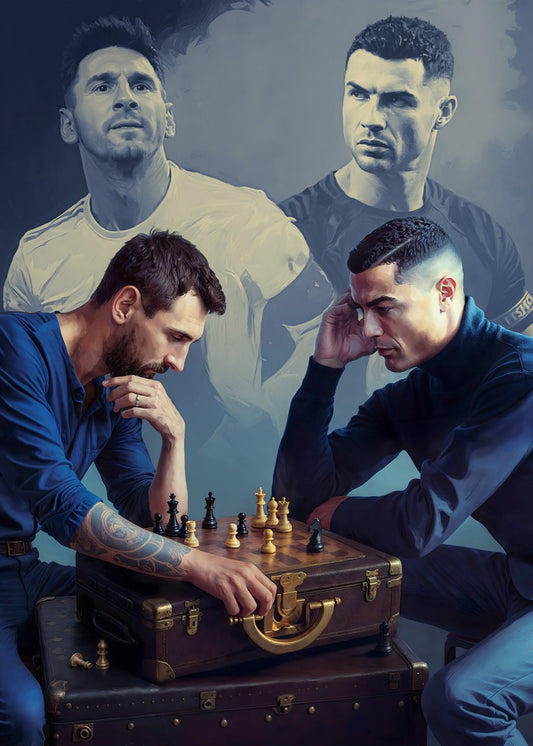 Messi and Ronaldo Chess Game