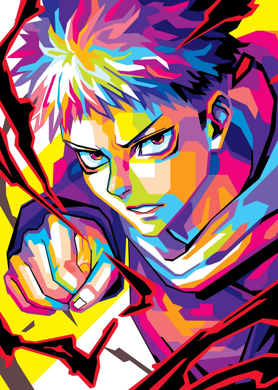 Itadori Yuji in WPAP Style