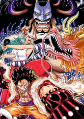 Luffy VS Kaido, One Piece