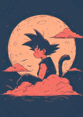 Little Goku On Cloud, Dragon ball