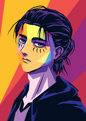 Eren Yeager Vibrant WPAP, Attack on Titan