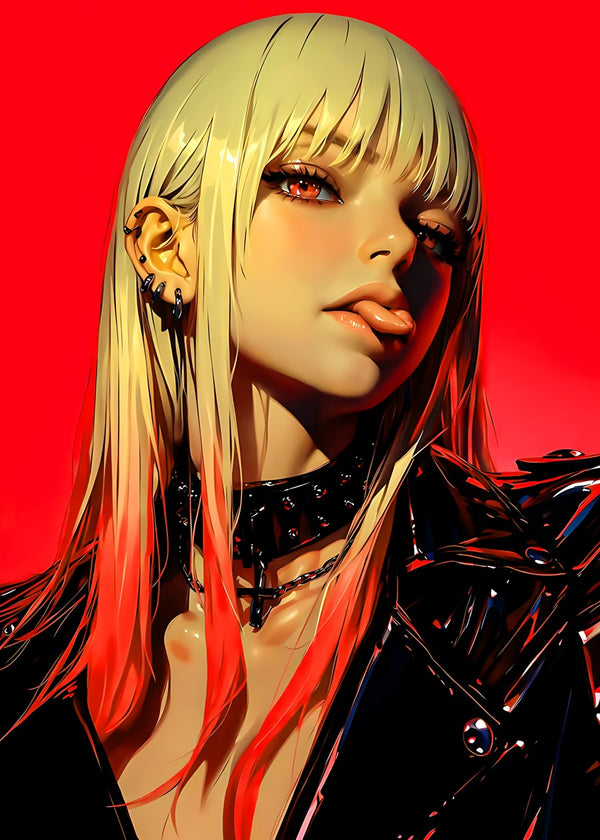 Realistic portrait of Marin Kitagawa. My Dress-up Darling