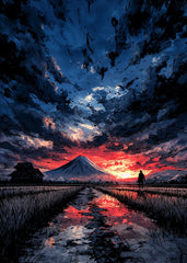 Mount Fuji Sunset