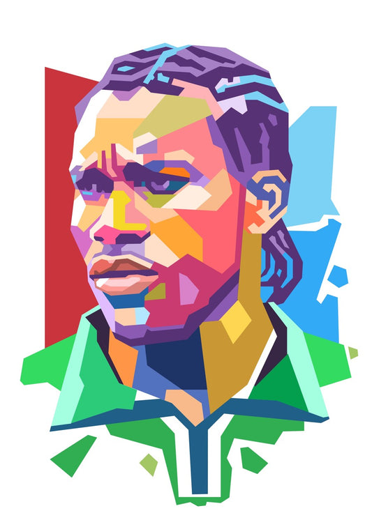 Jay Jay Okocha pop art