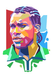 Jay Jay Okocha pop art