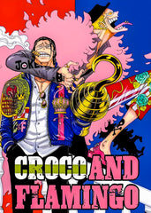 Croco and Flamingo , One Piece