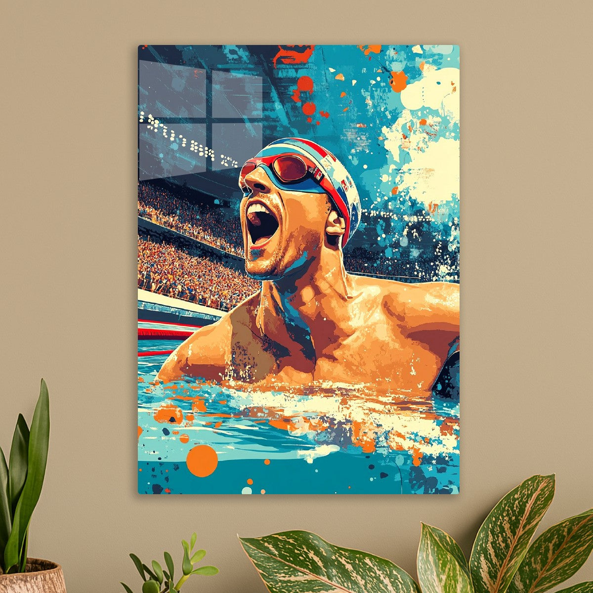 Swimmer in Motion