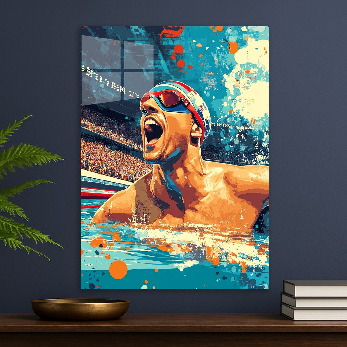 Swimmer in Motion