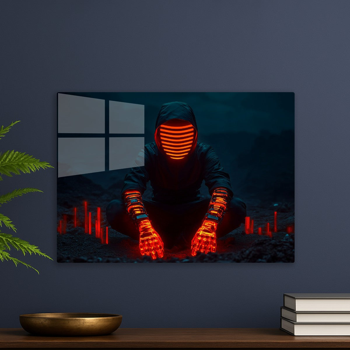 Neon Masked Human