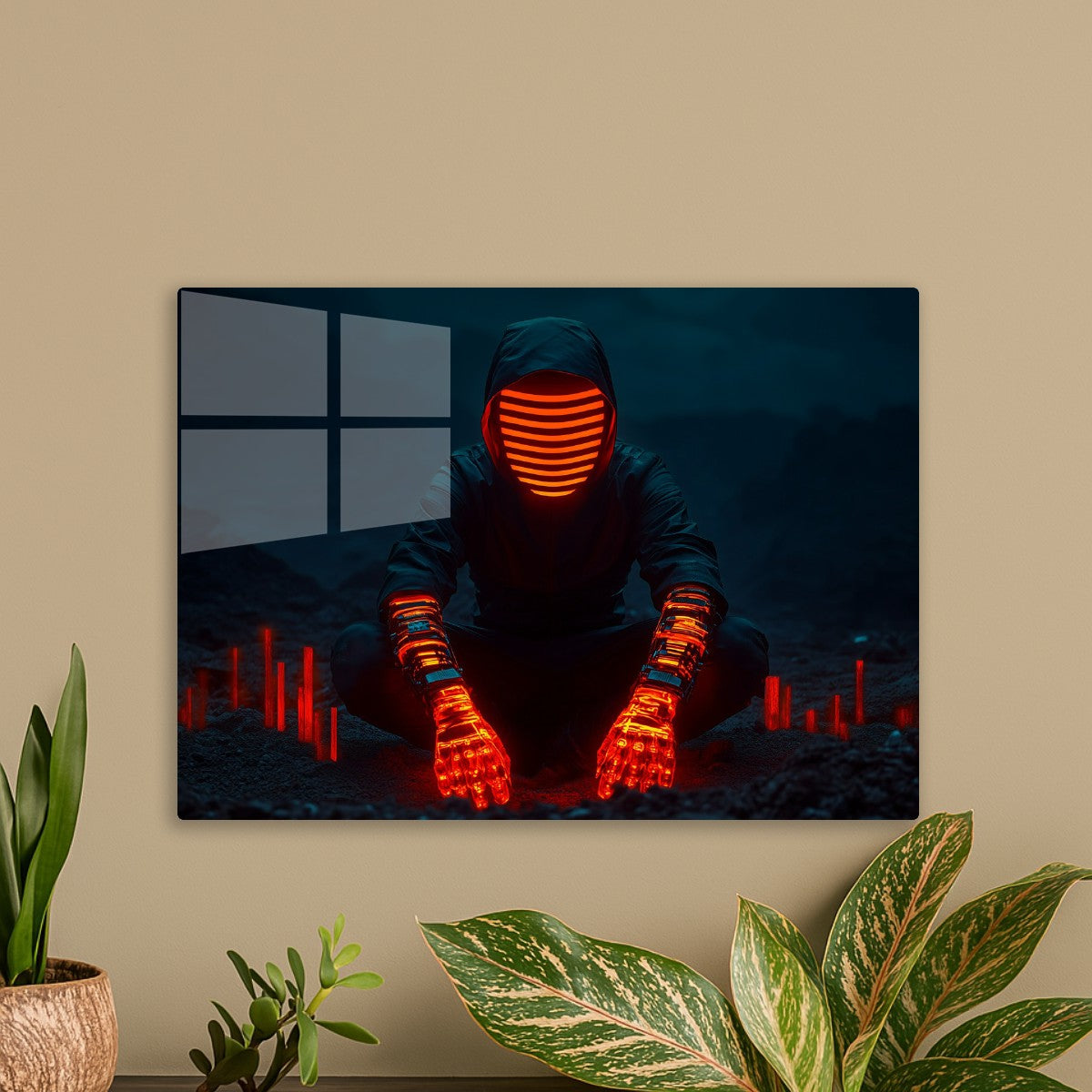 Neon Masked Human