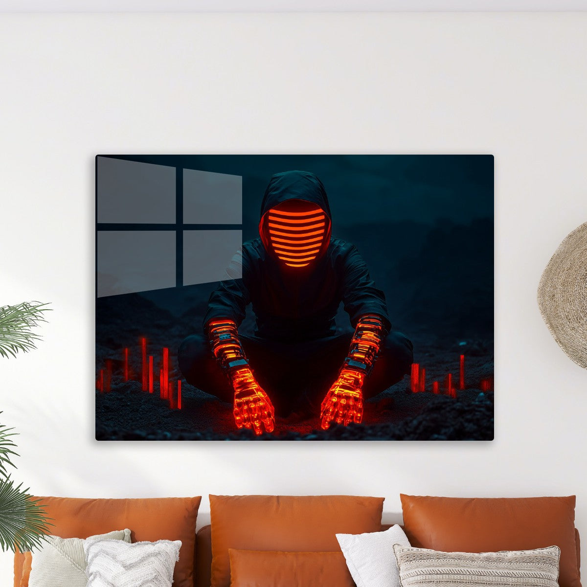 Neon Masked Human